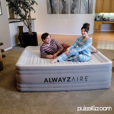 Bestway AlwayzAire NightRest Double High Airbed w/ Built-In Pillow & Pump, Queen